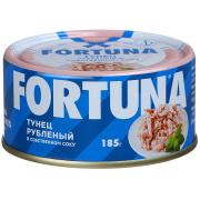 Тунец FORTUNA рубленый в собст.соку 185 г