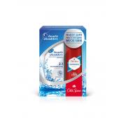 HEAD & SHOULDERS Шампунь против перхоти Sports Fresh 400мл+OLD SPICE Гель для душа WhiteWater 250мл