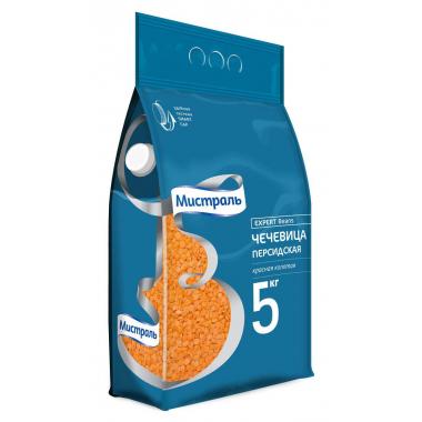 NEW Чечевица МИСТРАЛЬ Персидская красная колотая 5 кг