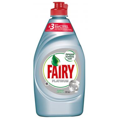 FAIRY Platinum Средство для мытья посуды Ледяная свежесть 430мл