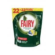 FAIRY All in 1 Средство д/мытья посуды в капсулах д/авт посудомоечных машин Лимон 22+22шт бесплатно