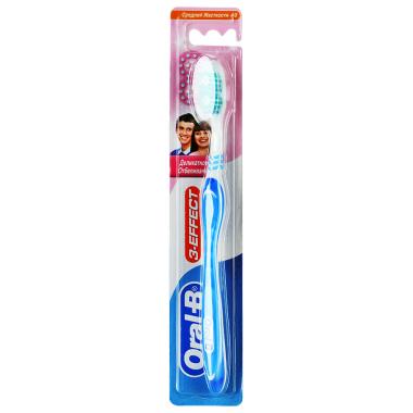 ORAL_B Зубная щетка 3_Effect Деликатное отбеливание 40 средняя 1шт