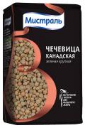 NEW Чечевица МИСТРАЛЬ Канадская зеленая крупная 450 г