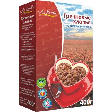Хлопья гречневые ЛАКОМЕ 0,4 кг