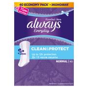 ALWAYS Ежедневные гигиенические прокладки Каждый день Fresh & Protect Нормал 40шт