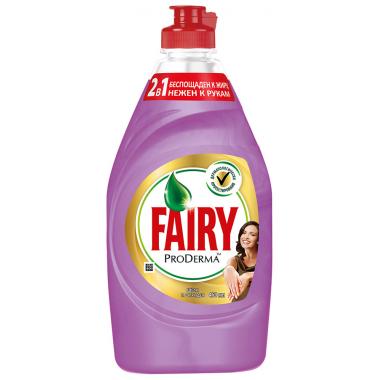 FAIRY ProDerma Средство для мытья посуды Шёлк и Орхидея 450мл