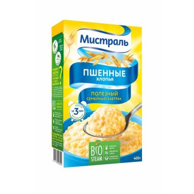 Хлопья МИСТРАЛЬ Пшенные 400 г