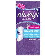 ALWAYS Ежедневные гигиенические прокладки ароматизированные Fresh&Protect Нормал Single20шт