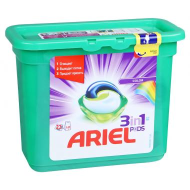 ARIEL Авт Гель СМС жидк. в растворимых капсулах Liquid Capsules Color 23X28.8г
