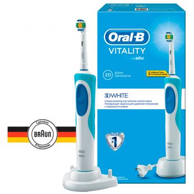 ORAL_B Электрическая зубная щетка Vitality D12.513 3D White (тип 3709)