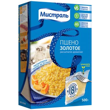 Пшено МИСТРАЛЬ Золотое 8х62,5 г 500 г