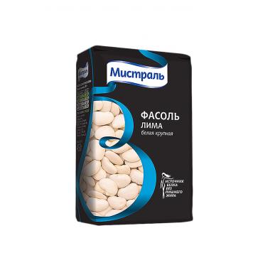 NEW Фасоль МИСТРАЛЬ Лима белая крупная  450 г