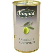 Оливки FRAGATA с косточкой 350 г