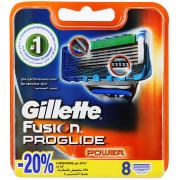 FUSION ProGlide Power Сменные кассеты для бритья 8шт