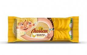 Вафли ЛИМАК банановые (СТО) 65 гр 65 гр, 6 мес