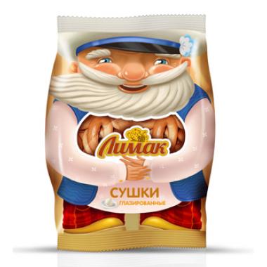 Сушки ЛИМАК глазированные (СТО) 400 гр, 90 суток