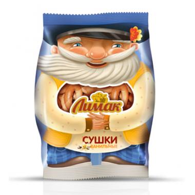 Сушки ЛИМАК ванильные (СТО) 400 гр, 90 суток