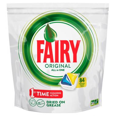 FAIRY All in 1 Средство для мытья посуды в капсулах д/автоматических посудомоечных машин Лимон 84шт