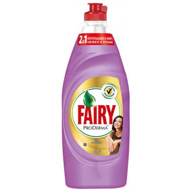 FAIRY ProDerma Средство для мытья посуды Шёлк и Орхидея 650мл