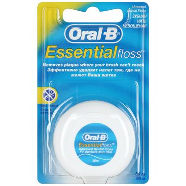 ORAL_B Зубная нить EssentialFloss невощеная 50м