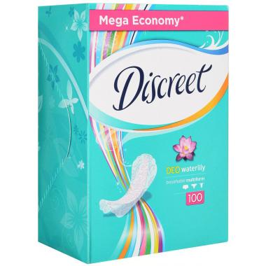 DISCREET Женские гигиенические прокладки на каждый день Deo Spring Breeze Multiform 100шт ПрепКороб