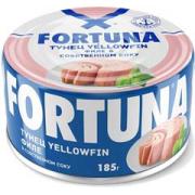 Тунец FORTUNA филе в с/соку 185 г