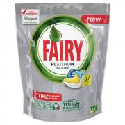 FAIRY Platinum All in 1 Ср-во д/мытья посуды в капсулах д/автоматич посудомоечных машин Лимон 37шт