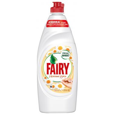 FAIRY Средство для мытья посуды Нежные руки Ромашка и витамин Е 650мл