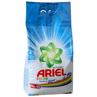 ARIEL Авт СМС порошк. Color Touch of Lenor Fresh 3кг