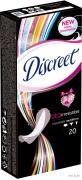 DISCREET Женские гигиенические прокладки на каждый день Deo Irresistible Multiform Single 20шт