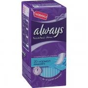 ALWAYS Ежедневные гигиенические прокладки Каждый день в индивидуальной упаковке Normal Single 20шт