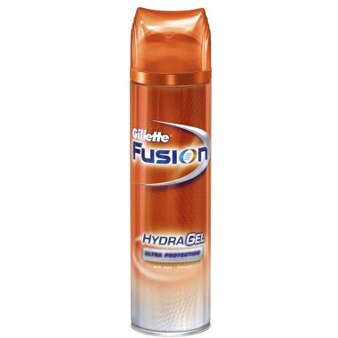 GILLETTE FUSION Гель для бритья Hydra Gel Ultra Рrotection (ультразащита) 200мл