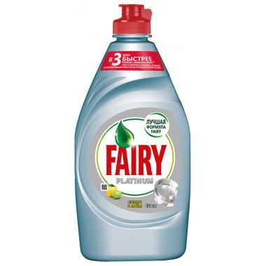 FAIRY Platinum Средство для мытья посуды Лимон и лайм 430мл