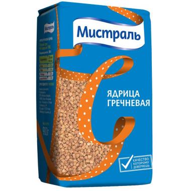 Гречка МИСТРАЛЬ ядрица 900 г