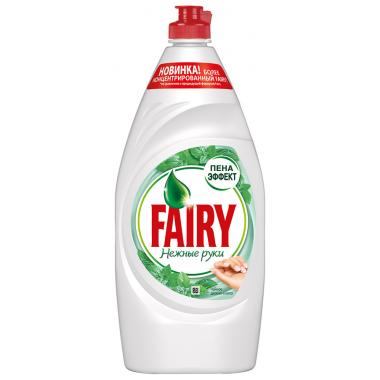 FAIRY Средство для мытья посуды Нежные руки Чайное дерево и мята 650мл