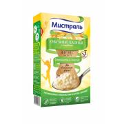 Хлопья МИСТРАЛЬ Овсяные с отрубями 400 г
