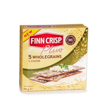 Сухарики FINN CRISP 5 Wholegrain (5 цельн.злаков) 190 г