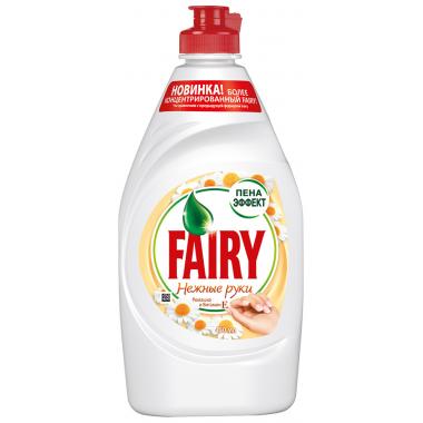 FAIRY Средство для мытья посуды Нежные руки Ромашка и витамин Е 450мл