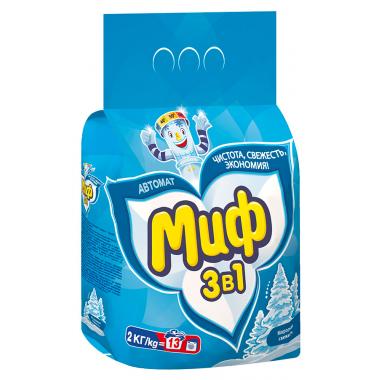 МИФ Авт 3в1 СМС порошк. Морозная свежесть 2кг