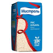 Рис МИСТРАЛЬ круглый Кубань 900 г