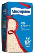 Рис МИСТРАЛЬ круглый Кубань 900 г