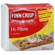 Хлебцы FINN CRISP Hi-Fibre (с отрубями) 200 г