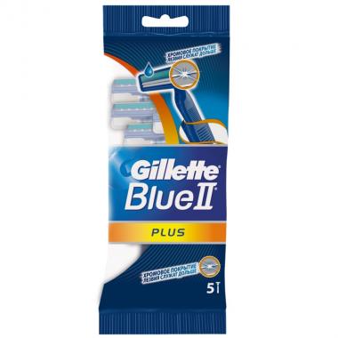 BLUEII Plus Бритвы одноразовые 5шт
