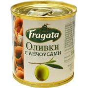 Оливки FRAGATA с анчоусом 200 г