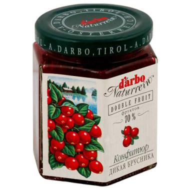 Конфитюр DARBO 70% Дикая Брусника 200 г
