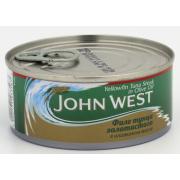 Тунец JOHN WEST Филе тунца золотистого в ол/м 160 г