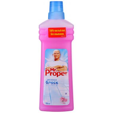 MR PROPER Моющая жидкость для полов и стен Роза 750мл