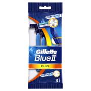 BLUEII Plus Бритвы одноразовые 3шт