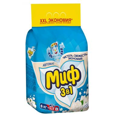 МИФ Авт 3в1 СМС порошк. Свежесть долины роз 6кг