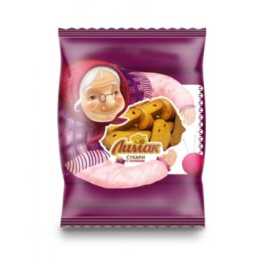 Сухари ЛИМАК с изюмом (СТО) 300 гр, 90 суток